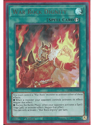 War Rock Dignity - LIOV-EN089 - Ultra Rare 1st Edition