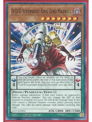 D/D/D Supersight King Zero Maxwell - LIOV-EN095 - Common 1st Edition