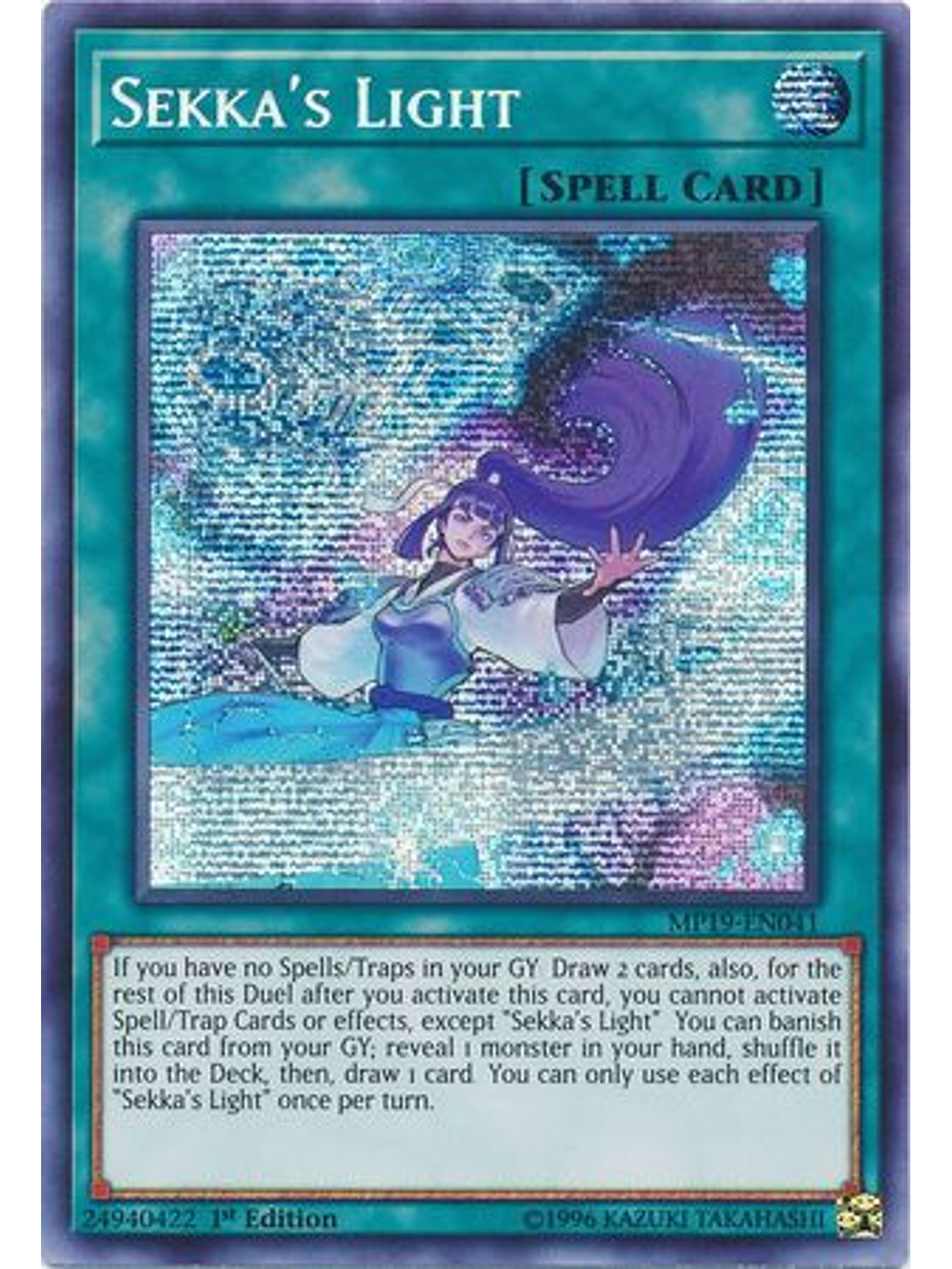 Sekka's Light - MP19-EN041 - Prismatic Secret Rare Unlimited 1