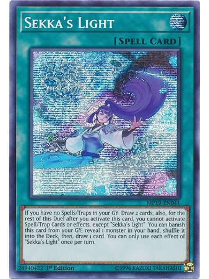 Sekka's Light - MP19-EN041 - Prismatic Secret Rare Unlimited 1