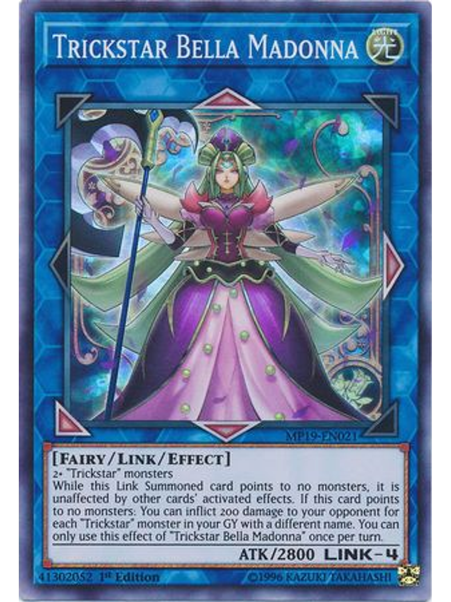 Trickstar Bella Madonna - MP19-EN021 - Super Rare Unlimited 1