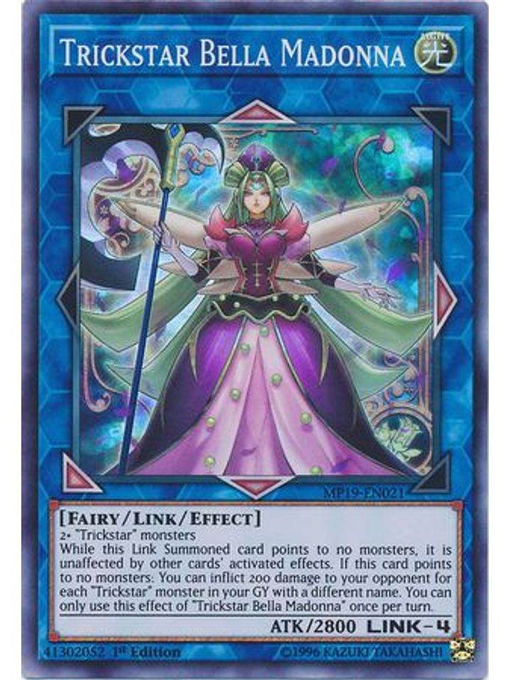 Trickstar Bella Madonna - MP19-EN021 - Super Rare Unlimited 1