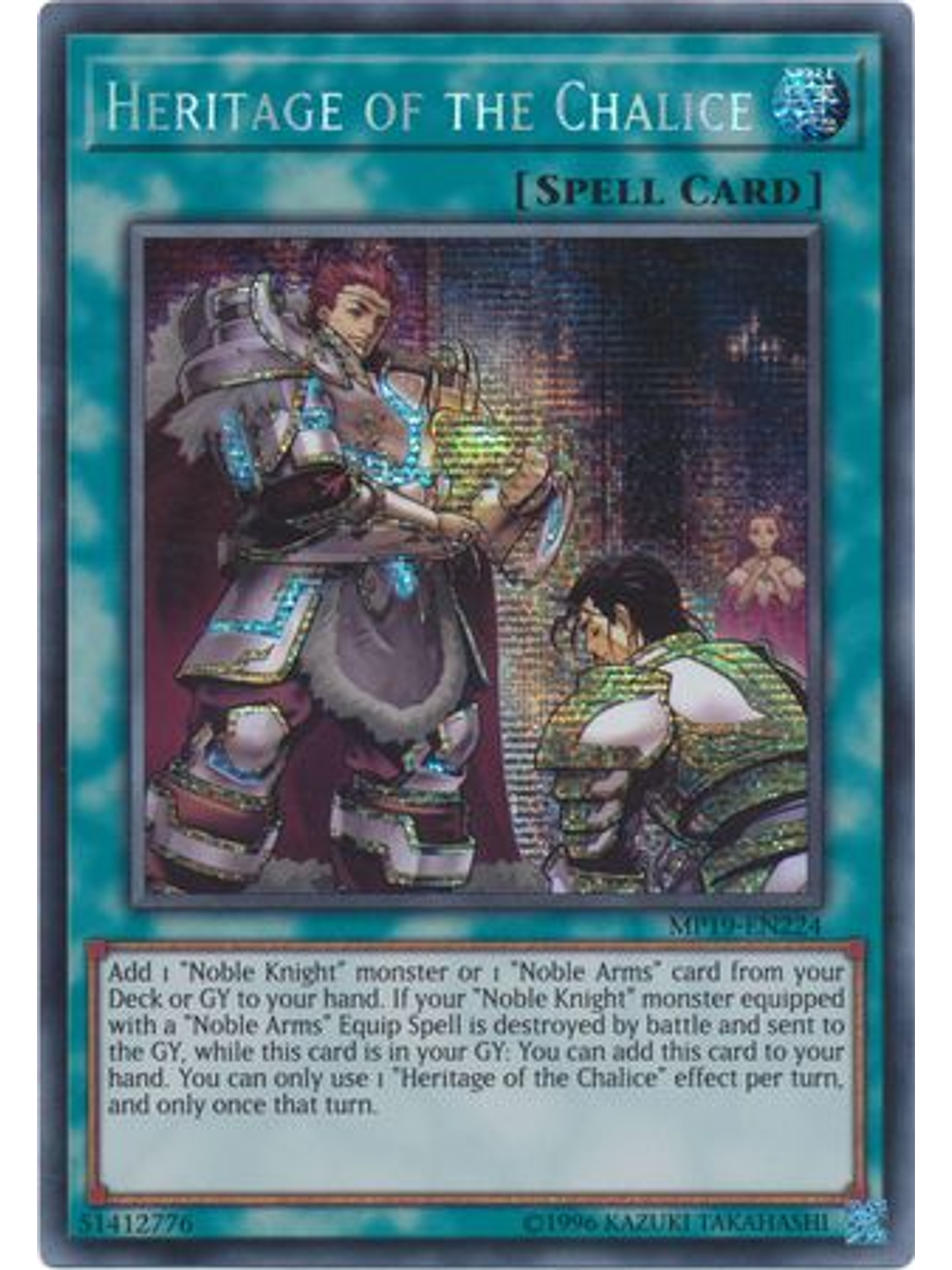 Heritage of the Chalice - MP19-EN224 - Prismatic Secret Rare Unlimited 1