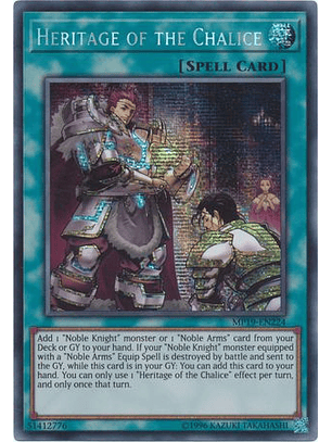 Heritage of the Chalice - MP19-EN224 - Prismatic Secret Rare Unlimited