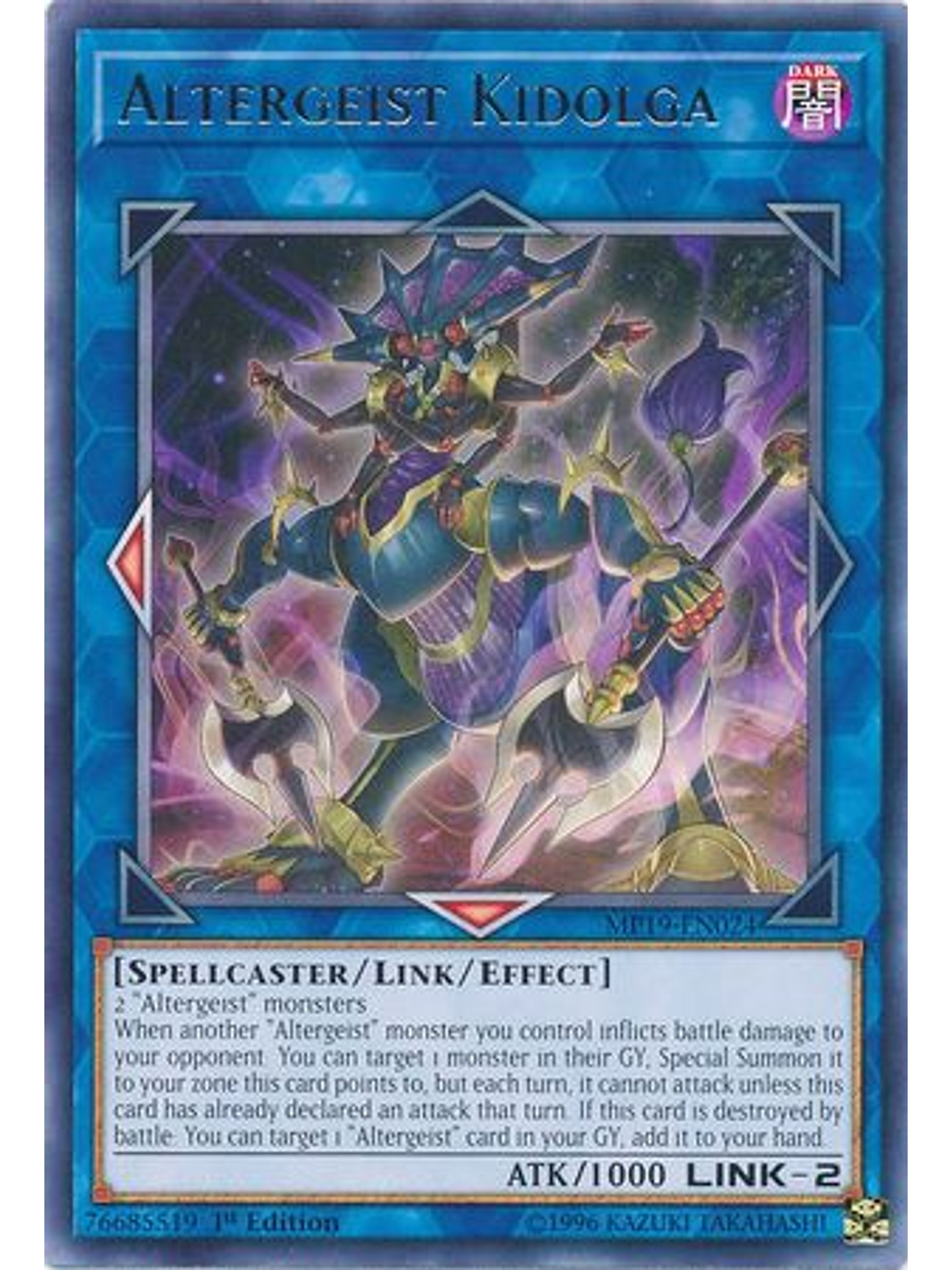 Altergeist Kidolga - MP19-EN024 - Rare Unlimited 1