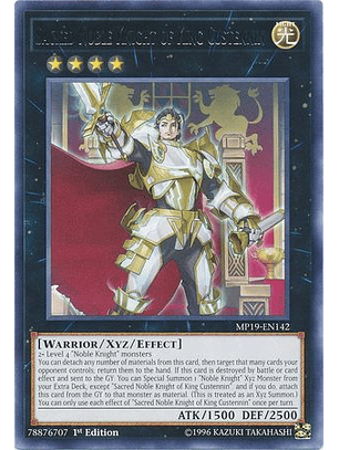 Sacred Noble Knight of King Custennin - MP19-EN142 - Rare Unlimited