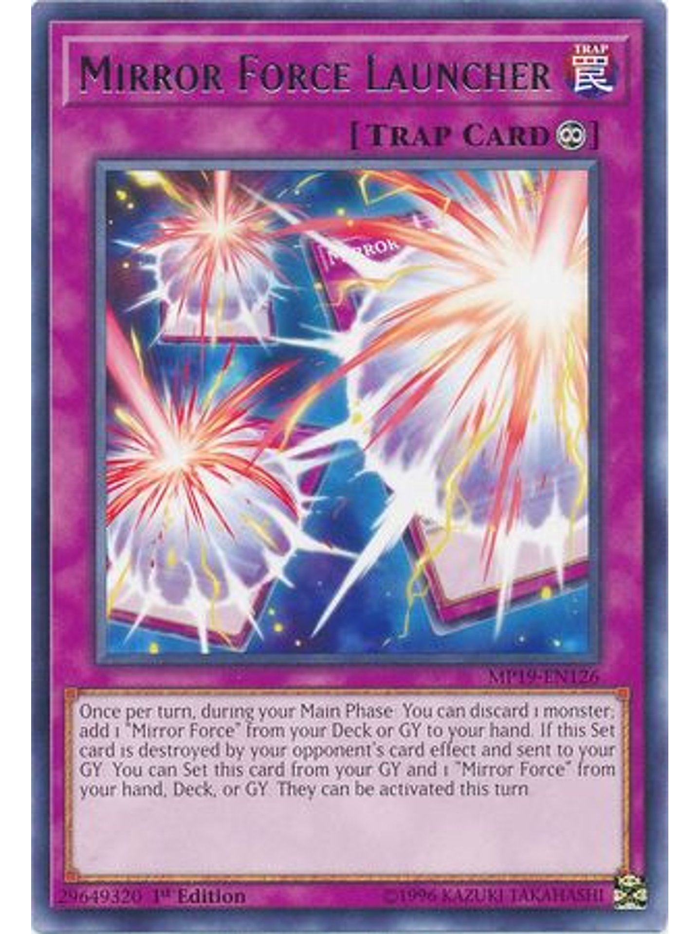 Mirror Force Launcher - MP19-EN126 - Rare Unlimited 1