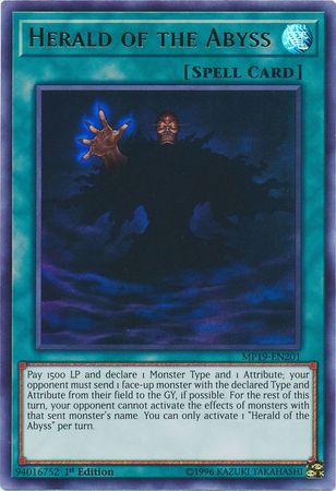 Herald of the Abyss - MP19-EN201 - Ultra Rare Unlimited
