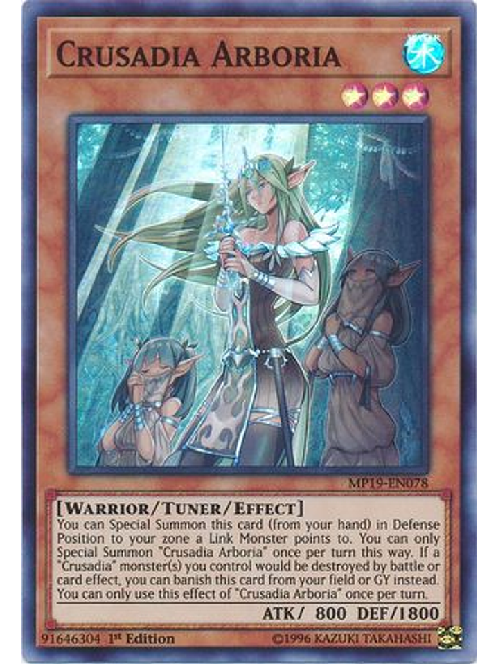 Crusadia Arboria - MP19-EN078 - Super Rare Unlimited 1