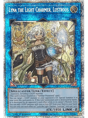 Lyna the Light Charmer, Lustrous - LIOV-EN049 - Starlight Rare 1st Edition