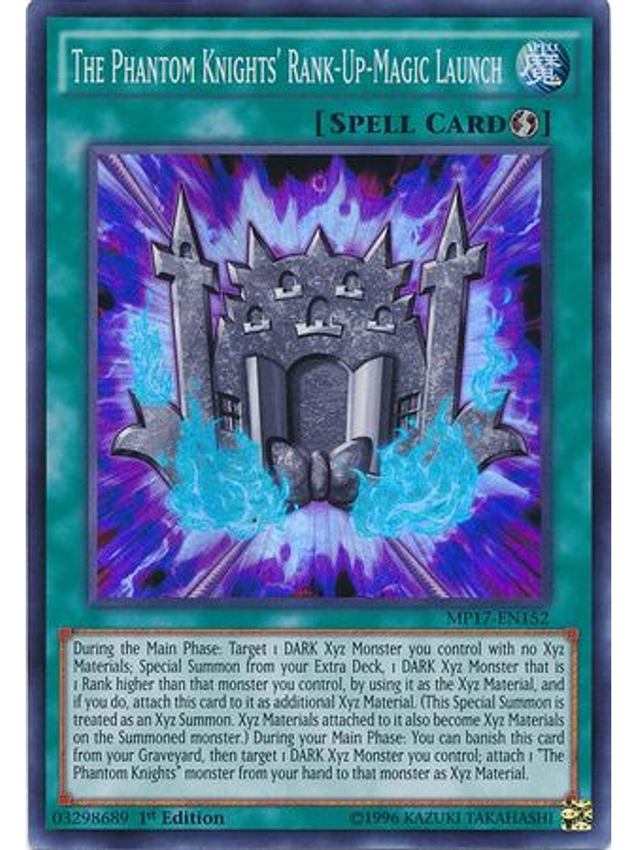 The Phantom Knights' Rank-Up-Magic Launch - MP17-EN152 - Super Rare 1st Edition 1