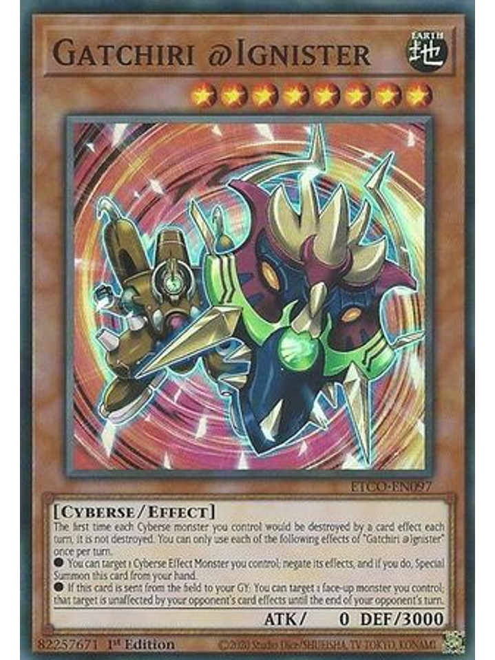 Gatchiri @Ignister - ETCO-EN097 - Super Rare 1st Edition 1