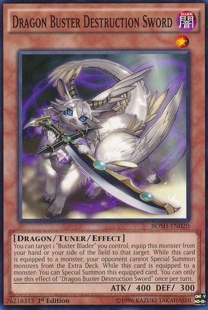 Dragon Buster Destruction Sword - BOSH-EN020 - Common 1st Edition