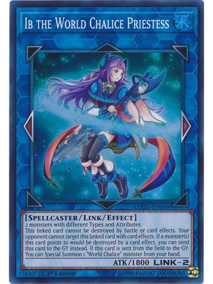 Ib The World Chalice Priestess - cotd-en048 - Super Rare 1st Edition 1