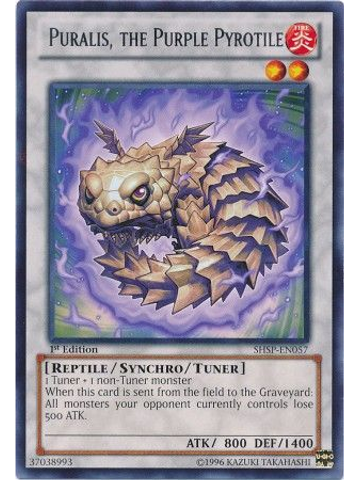 Puralis, The Purple Pyrotile - shsp-en057 - Rare 1st Edition 1