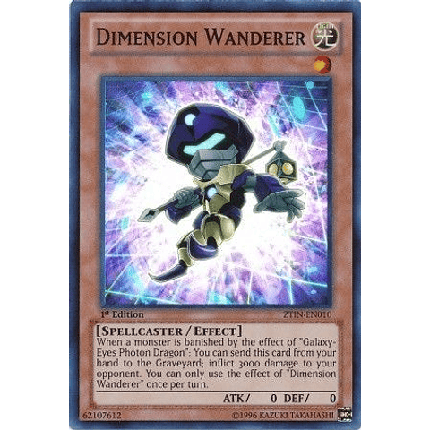 Dimension Wanderer - ztin-en010 - Super Rare