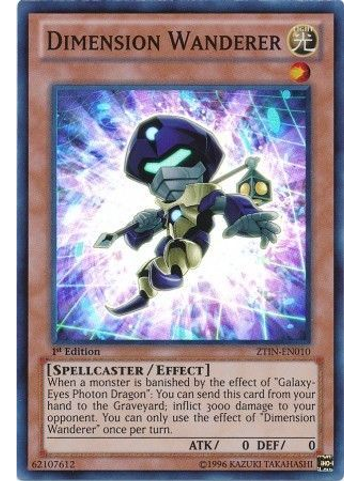 Dimension Wanderer - ztin-en010 - Super Rare 1
