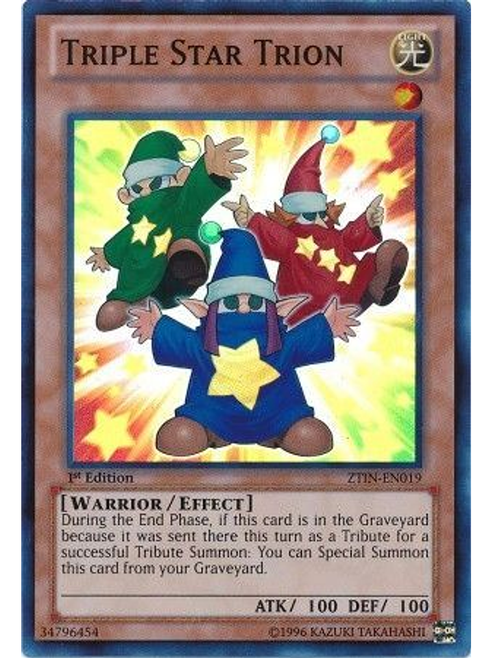 Triple Star Trion - ztin-en019 - Super Rare 1