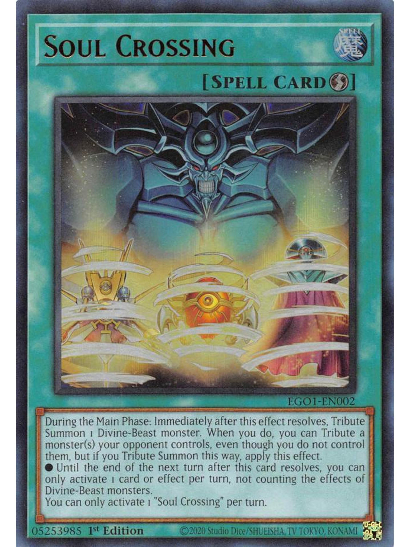 Soul Crossing - EGO1-EN002 - Ultra Rare 1st Edition 1