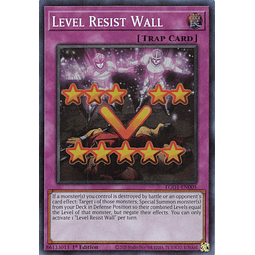 Level Resist Wall - EGO1-EN005 - Super Rare 1st Edition