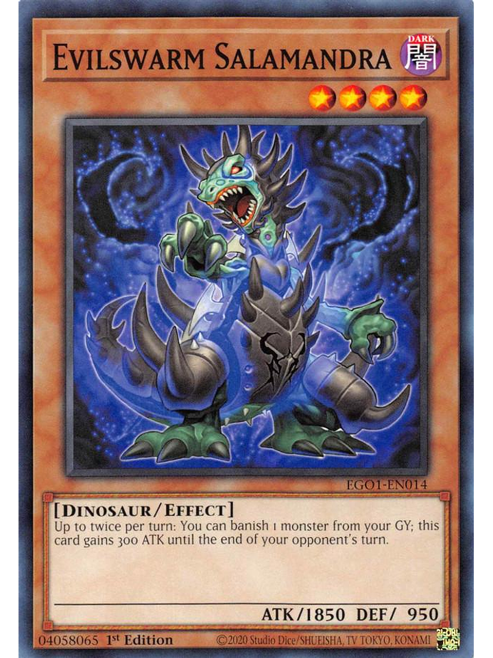 Evilswarm Salamandra - EGO1-EN014 - Common 1st Edition 1