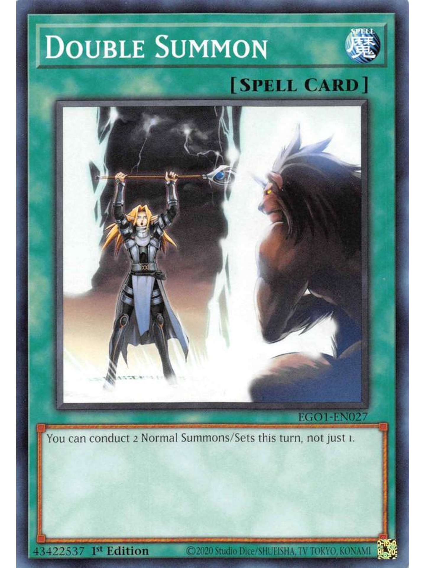 Double Summon - EGO1-EN027 - Common 1st Edition 1
