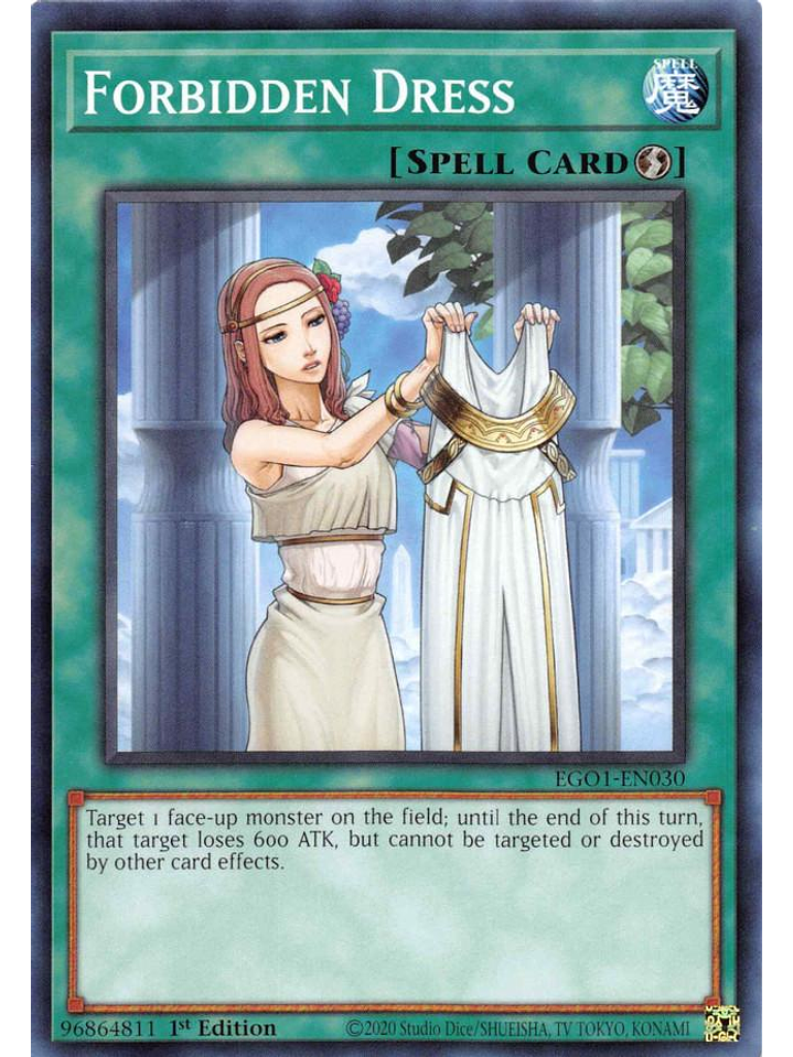Forbidden Dress - EGO1-EN030 - Common 1st Edition 1