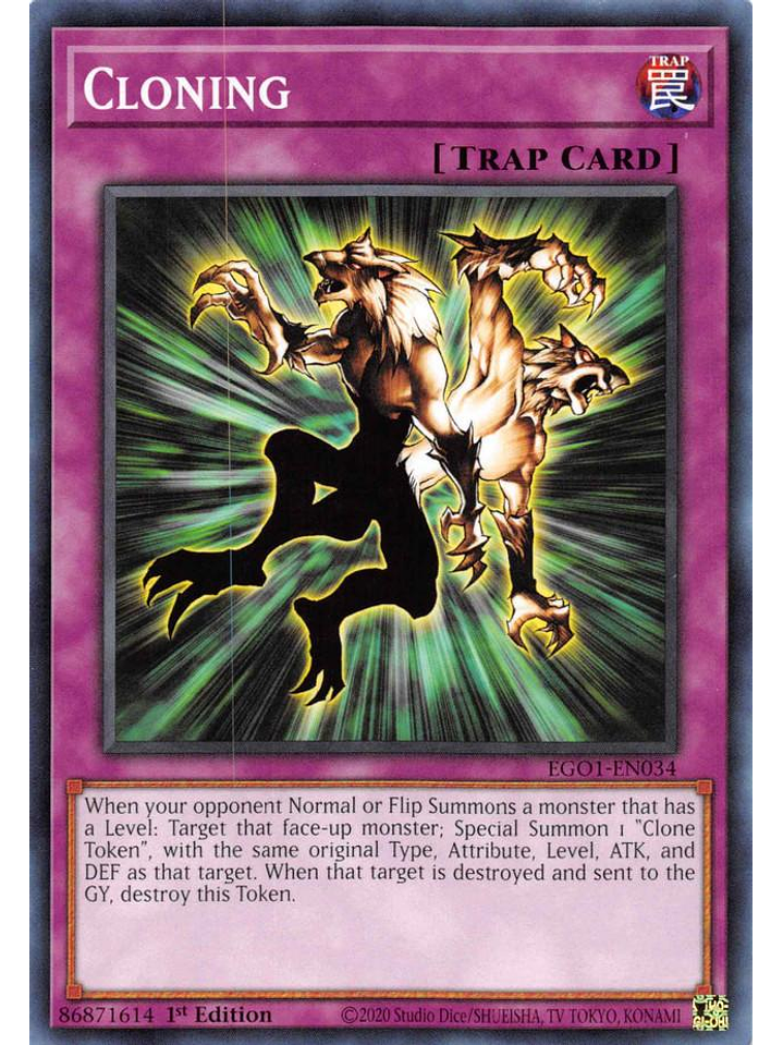 Cloning - EGO1-EN034 - Common 1st Edition 1