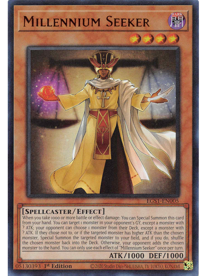 Millennium Seeker - EGS1-EN005 - Ultra Rare 1st Edition 1