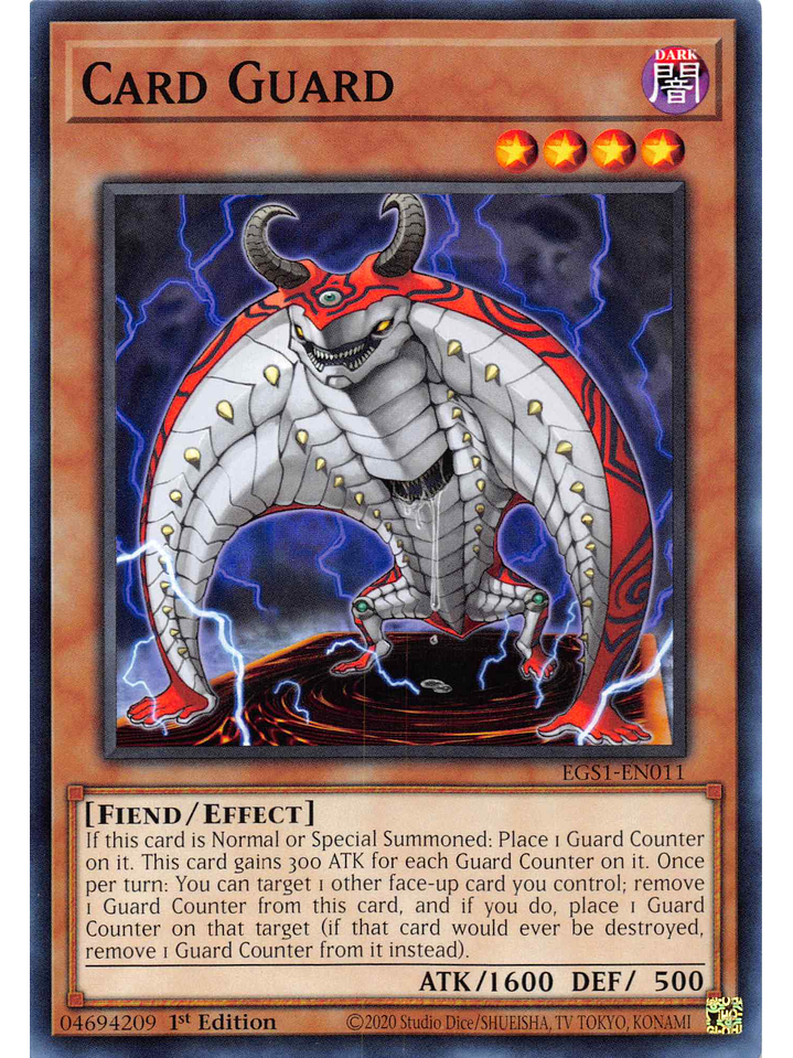 Card Guard - EGS1-EN011 - Common 1st Edition 1
