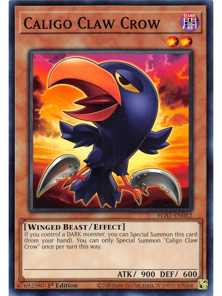 Caligo Claw Crow - EGS1-EN012 - Common 1st Edition 1