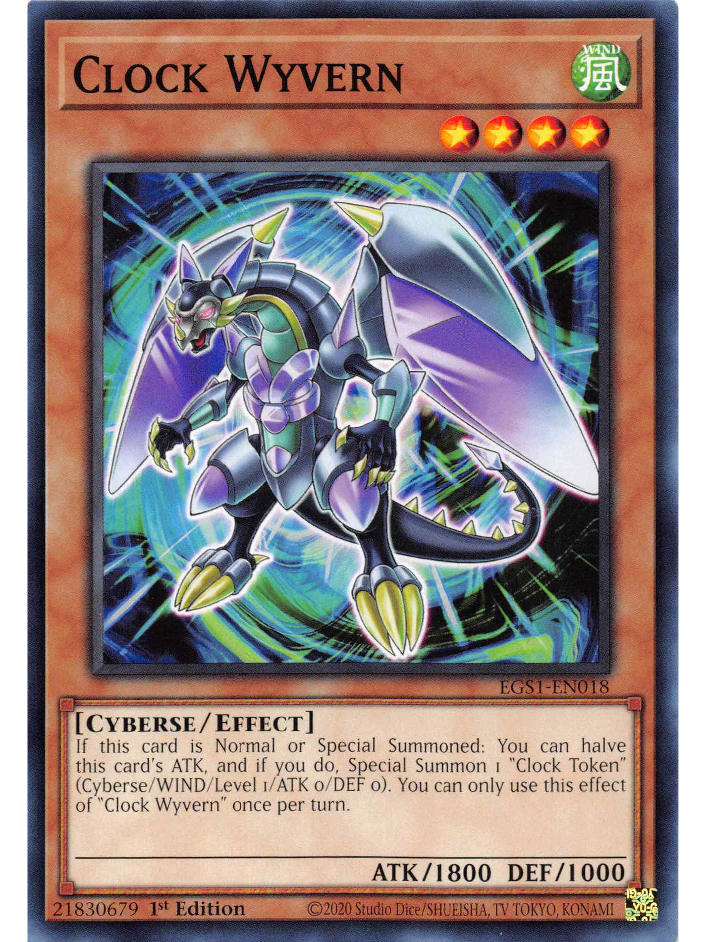 Clock Wyvern - EGS1-EN018 - Common 1st Edition 1