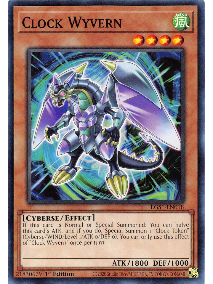Clock Wyvern - EGS1-EN018 - Common 1st Edition 1