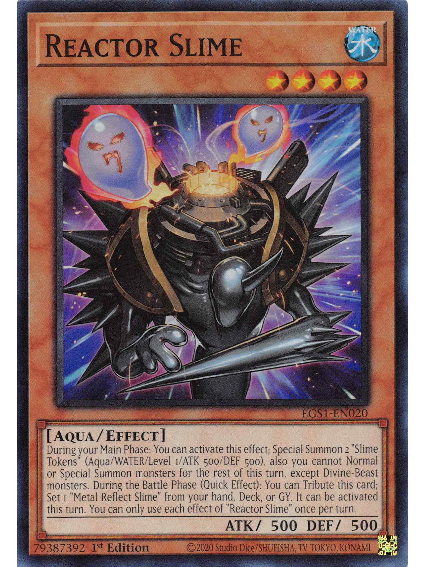 Reactor Slime - EGS1-EN020 - Super Rare 1st Edition 1