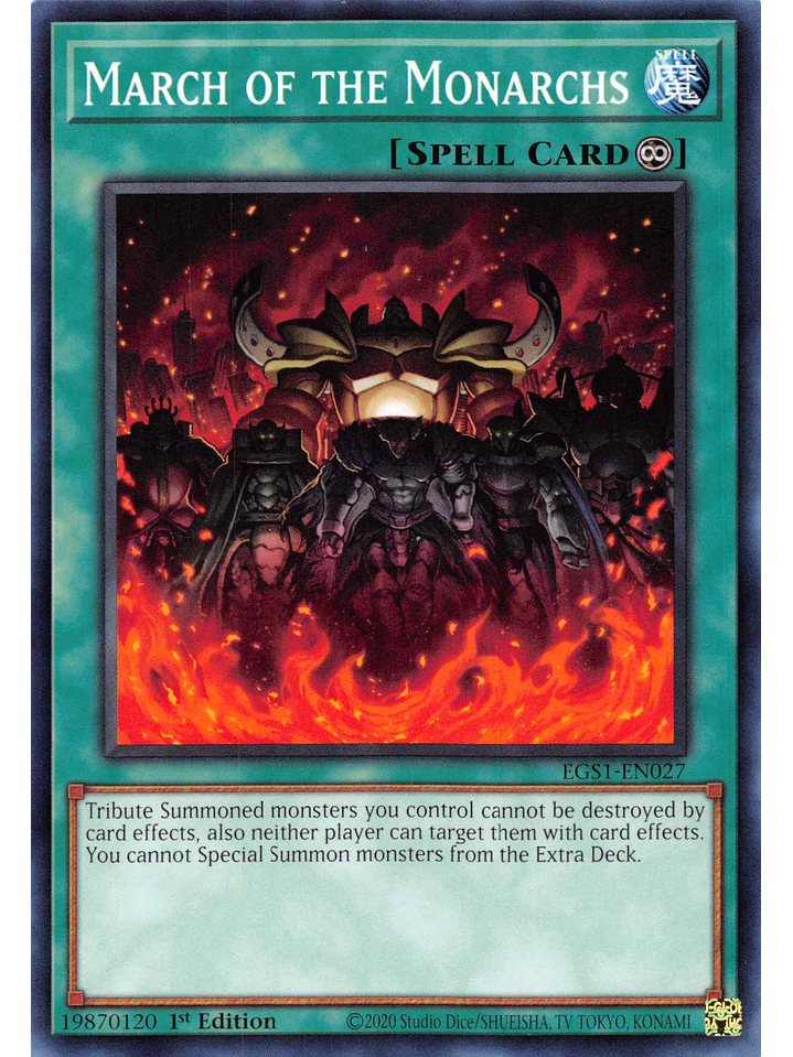 March of the Monarchs - EGS1-EN027 - Common 1st Edition 1