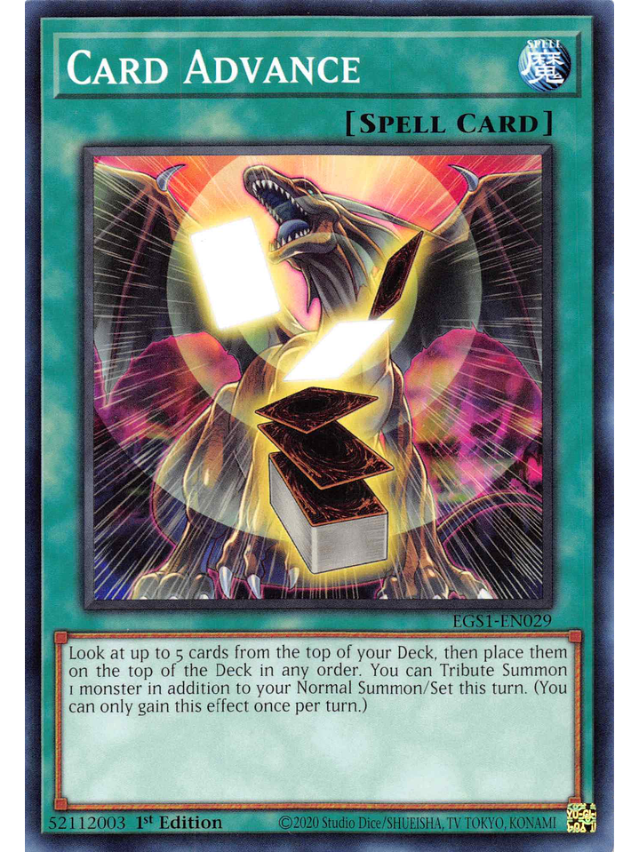 Card Advance - EGS1-EN029 - Common 1st Edition 1