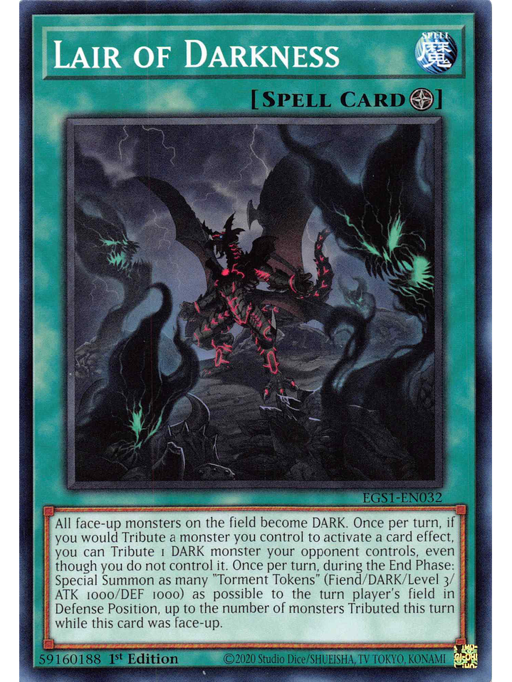 Lair of Darkness - EGS1-EN032 - Common 1st Edition 1