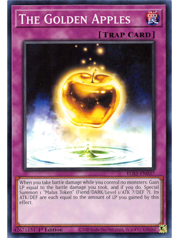 The Golden Apples - EGS1-EN037 - Common 1st Edition 1