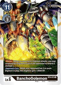 BT4-073 U BanchoGolemon Digimon  (Pre-Release)