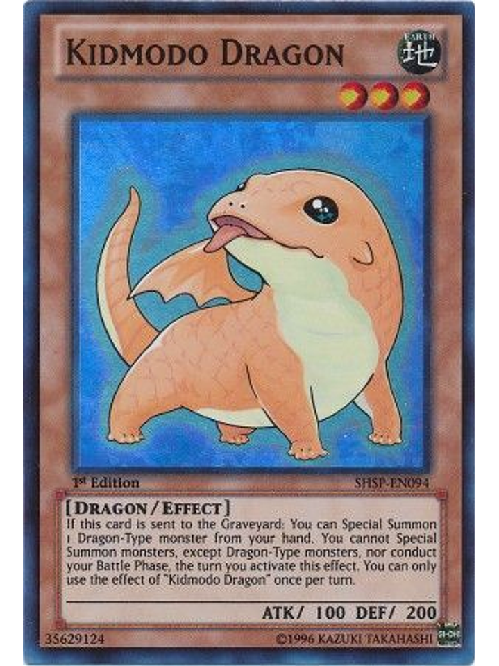 Kidmodo Dragon - SHSP-EN094 - Super Rare 1st Edition 1