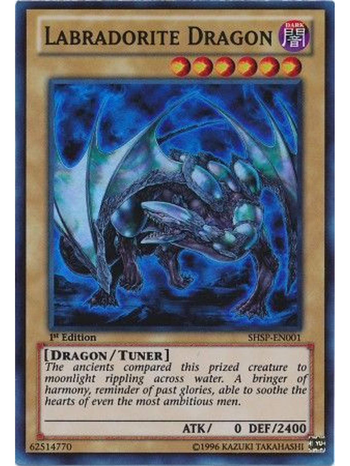 Labradorite Dragon - SHSP-EN001 - Super Rare 1st Edition 1