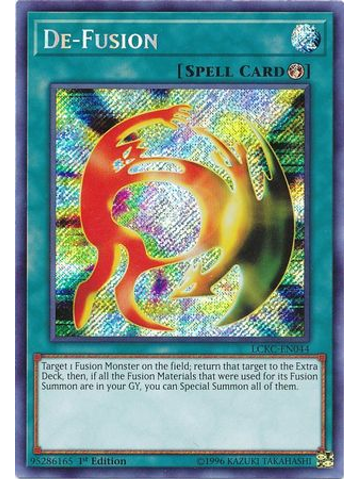 De-Fusion - LCKC-EN044 - Secret Rare 1st Edition 1