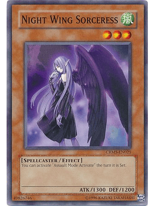 Night Wing Sorceress - CRMS-EN025 - Common Unlimited