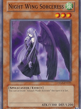 Night Wing Sorceress - CRMS-EN025 - Common Unlimited