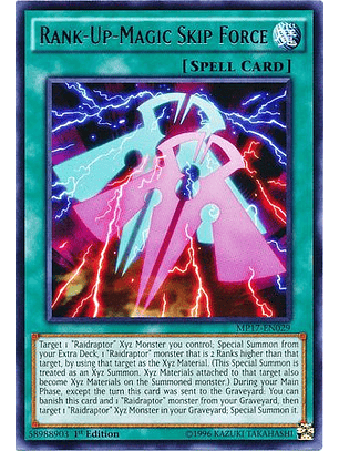 Rank-Up-Magic Skip Force - MP17-EN029 - Rare 1st Edition