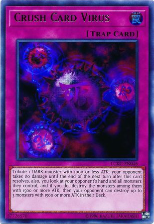 Crush Card Virus (Darkness Background) - LCKC-EN046 - Ultra Rare Unlimited