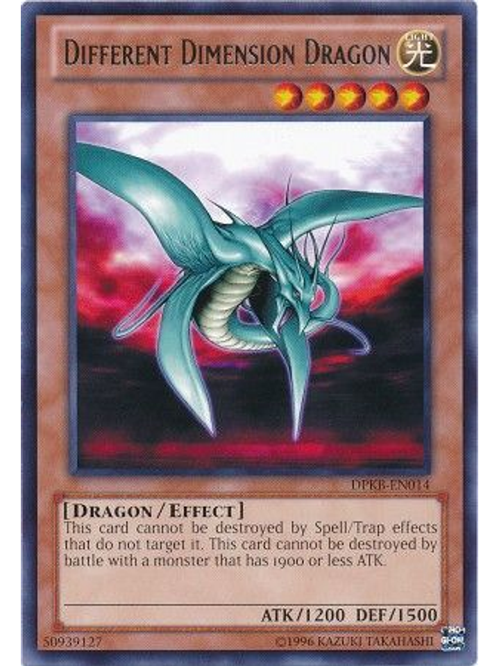 Different Dimension Dragon - DPKB-EN014 - Rare Unlimited 1