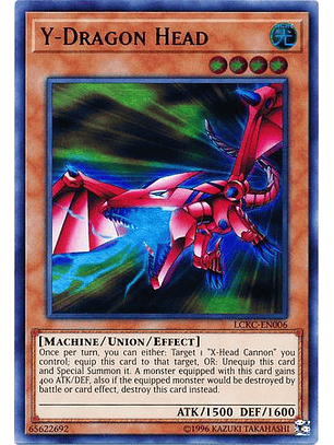 Y-Dragon Head - LCKC-EN006 - Ultra Rare Unlimited