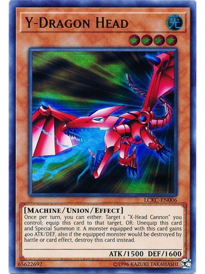 Y-Dragon Head - LCKC-EN006 - Ultra Rare Unlimited 1