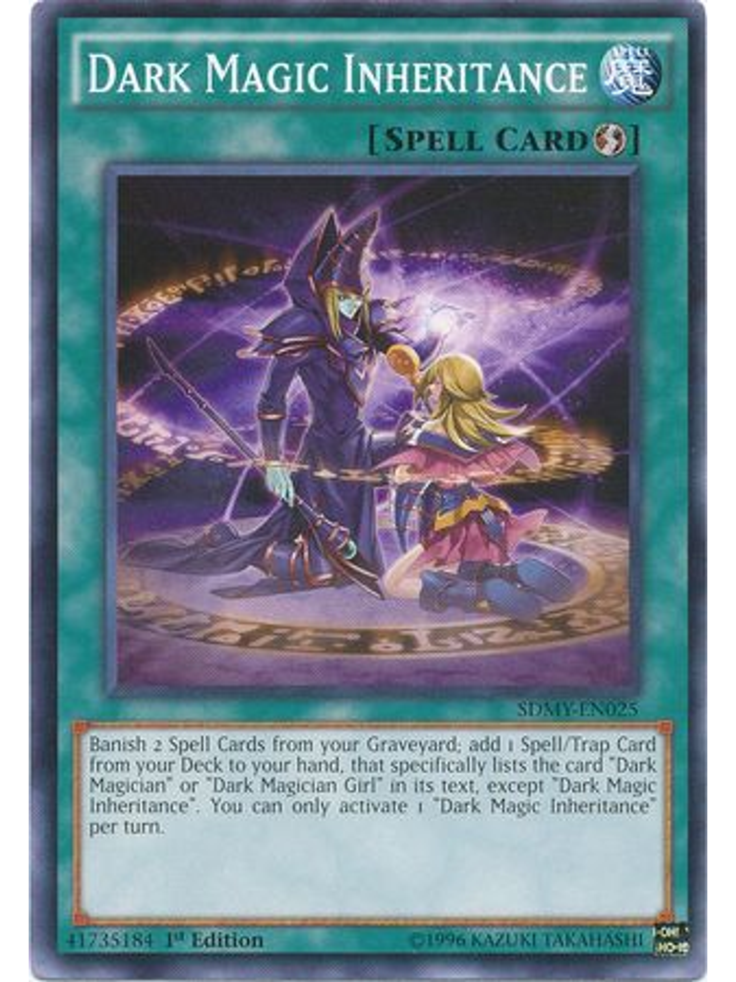 Dark Magic Inheritance - SDMY-EN025 - Common 1st Edition 1